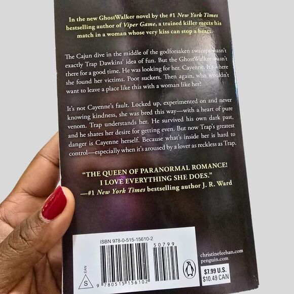 Christine Feehan GhostWalker Book Lot Spider Game Viper Game Romantic Suspense - Picture 8 of 10